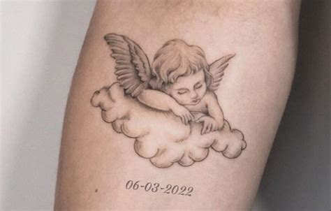 Tatuaje de angel bebes